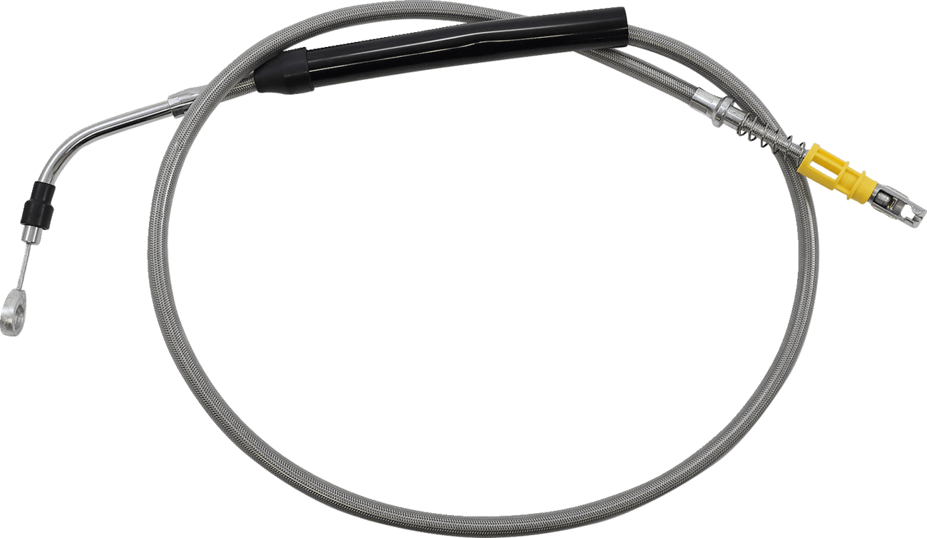 LA CHOPPERS 0652-2826 Stainless Steel Braided Clutch Cable - 12"-14" Ape Hangers - '21-'22 FLTR