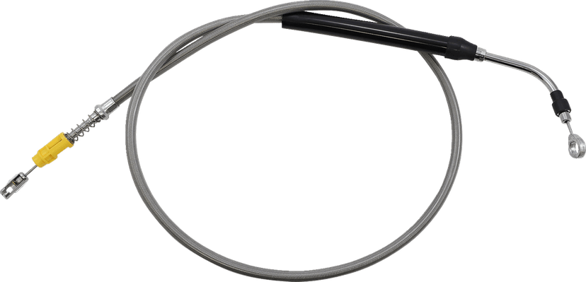 LA CHOPPERS 0652-2829 Stainless Steel Braided Clutch Cable - 15"-17" Ape Hangers - '21-'22 FLTR