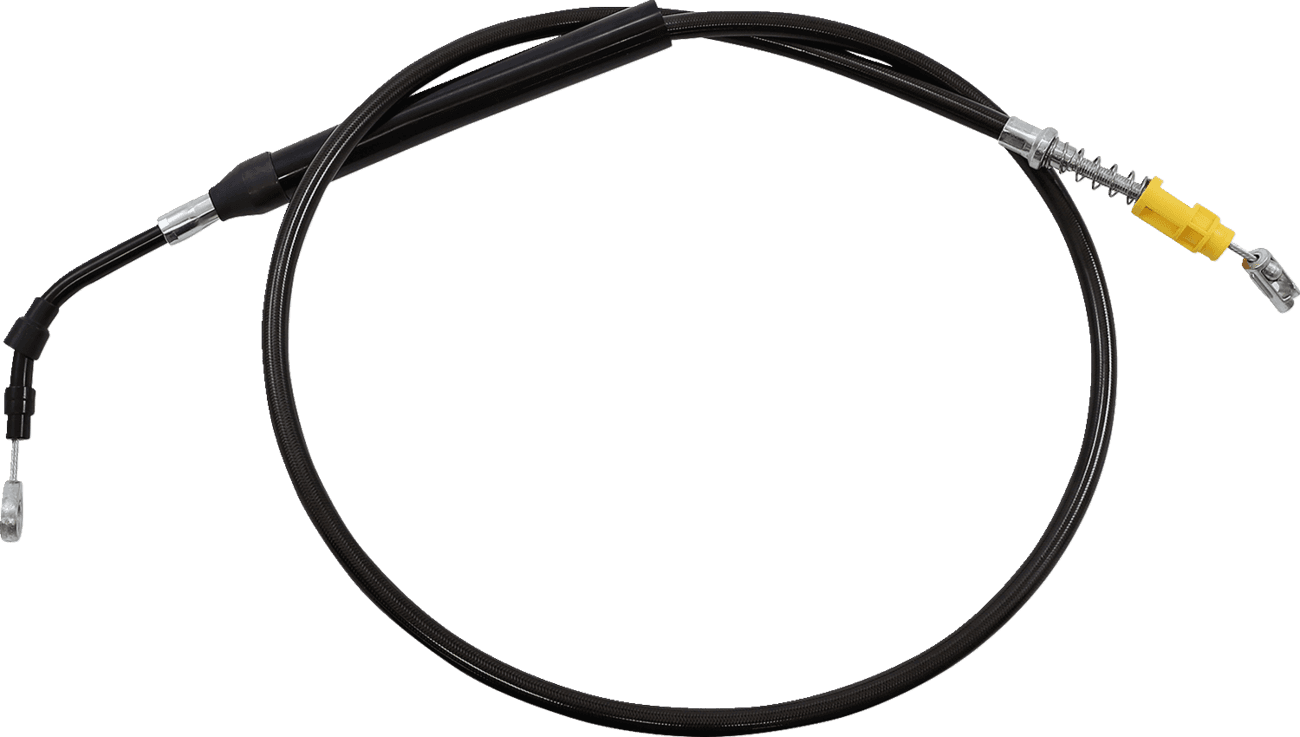 LA CHOPPERS 0652-2831 Midnight Braided Clutch Cable - 15"-17" Ape Hanger Handlebars - '21-'22 Touring