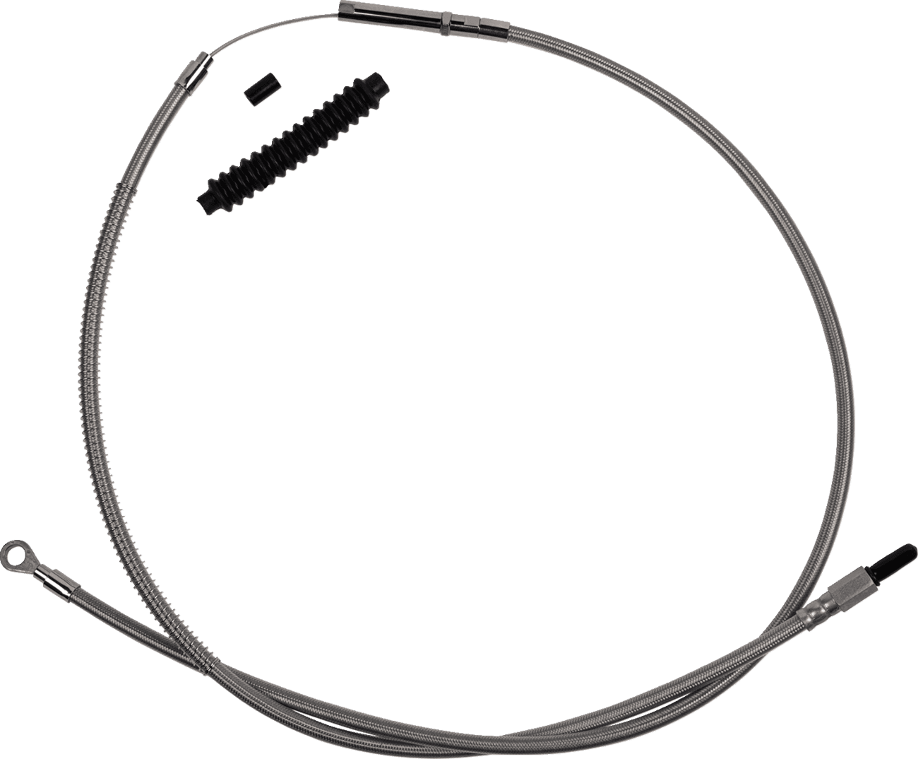 BARNETT 0652-3008 High-Efficiency Stainless Steel Clutch Cable for Harley-Davidson - Standard - '18-'23 Softail