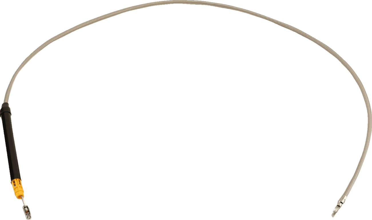 LA CHOPPERS 0652-3022 Stainless Steel Braided Clutch Cable - 15"-17" Ape Hangers - '23-'25 Touring