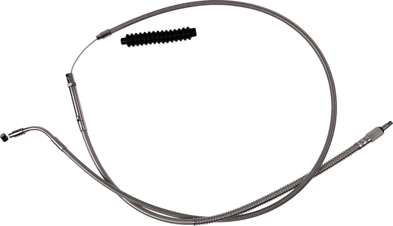 BARNETT 0652-3031 High-Efficiency Stainless Steel Clutch Cable for Harley-Davidson - +6" - '23-'24 FLHXSE