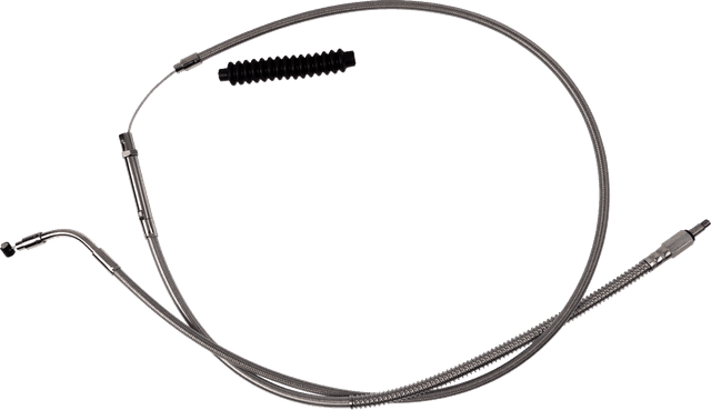 BARNETT 0652-3031 High-Efficiency Stainless Steel Clutch Cable for Harley-Davidson - +6" - '23-'24 FLHXSE