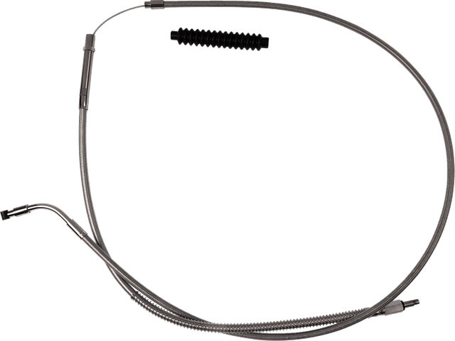 BARNETT 0652-3032 High-Efficiency Stainless Steel Clutch Cable for Harley-Davidson - +8" - '23-'24 FLHXSE