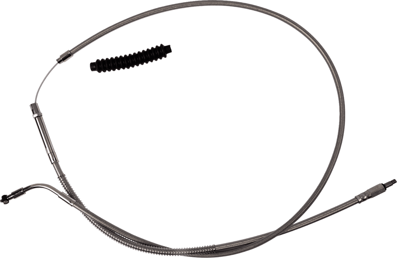 BARNETT 0652-3039 High-Efficiency Stainless Steel Clutch Cable for Harley-Davidson - +6" - '23-'24 FLTRXSE