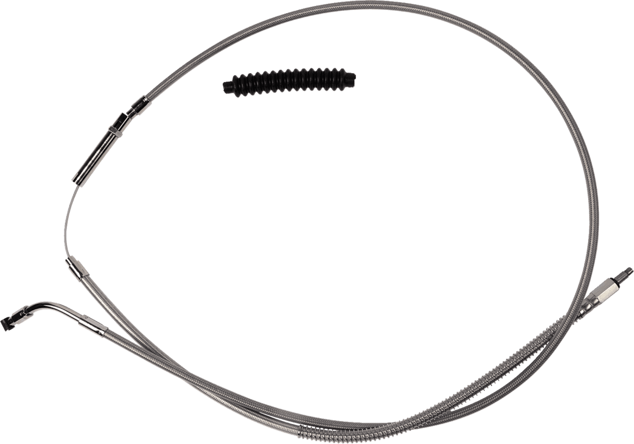 BARNETT 0652-3040 High-Efficiency Stainless Steel Clutch Cable for Harley-Davidson - +8" - '23-'24 FLTRXSE