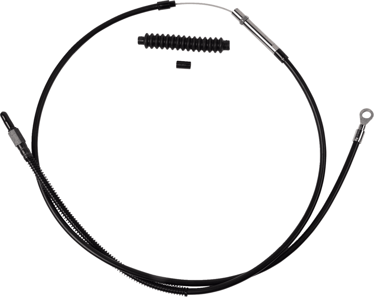 BARNETT 0652-3070 High-Efficiency Black Vinyl Clutch Cable - +8" Size