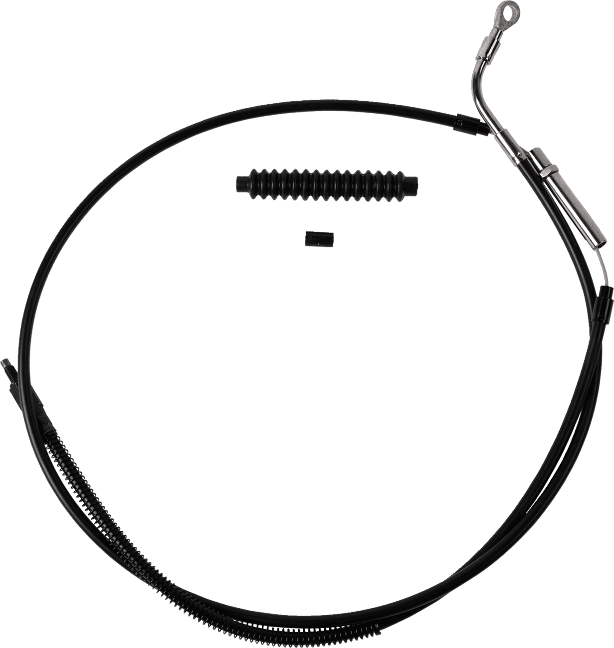 BARNETT 0652-3079 High-Efficiency Black Vinyl Clutch Cable - +8" Size