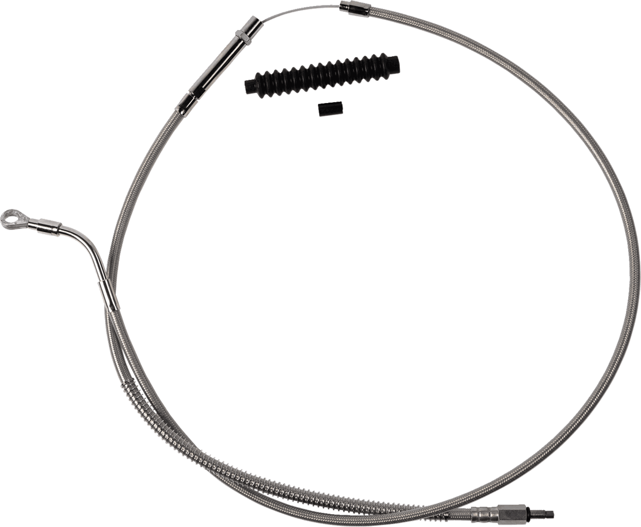 BARNETT 0652-3080 High-Efficiency Stainless Steel Clutch Cable for Harley-Davidson - Standard - '21-'24 FLH