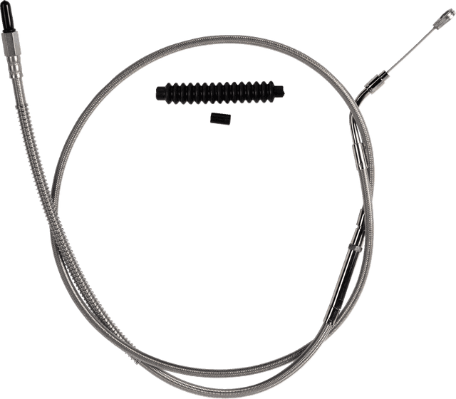 BARNETT 0652-3081 High-Efficiency Stainless Steel Clutch Cable for Harley-Davidson - +6" - '21-'24 FLH