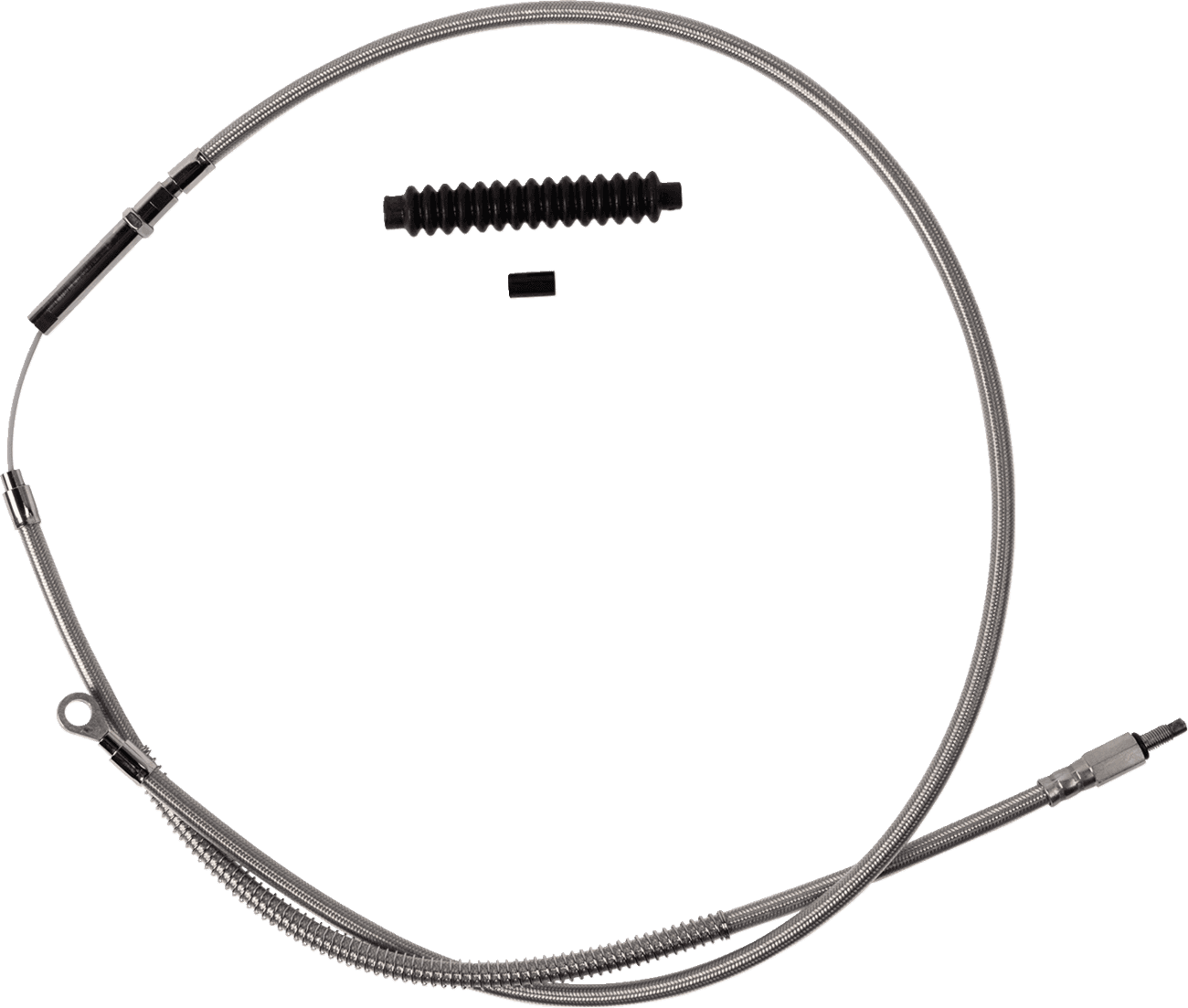 BARNETT 0652-3089 High-Efficiency Stainless Steel Clutch Cable for Harley-Davidson - Standard - '21-'24 FL