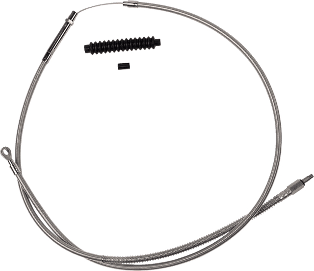 BARNETT 0652-3099 High-Efficiency Stainless Steel Clutch Cable for Harley-Davidson - +6" - '18-'23 Softail