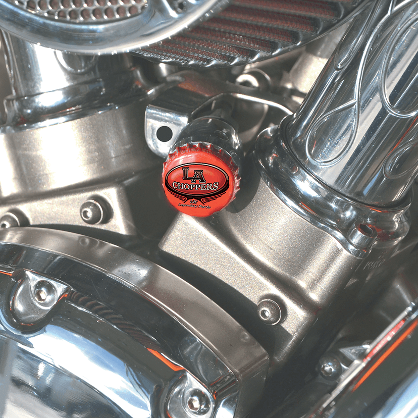 LA CHOPPERS 0657-0025 Bottle Cap Choke Cable Knob — image 2 of 2