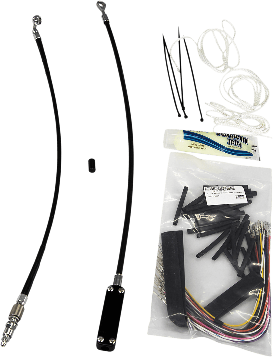 FAT BAGGERS INC. 0662-0763 Installation Kit - Cable Clutch - 16" - Black