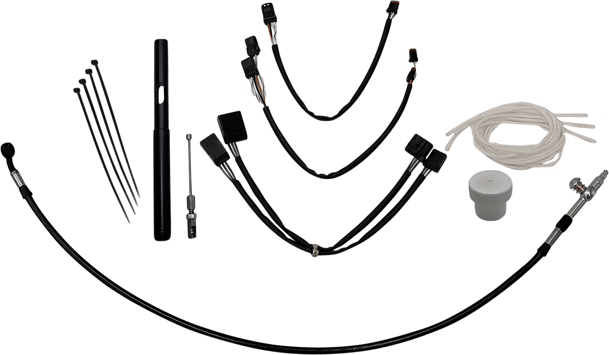 FAT BAGGERS INC. 0662-1077 Installation Kit - 14" - Black