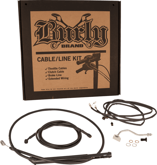 BURLY BRAND 0662-1158 Touring Model Control Kit - Bagger - 15" - Black — image 2 of 2