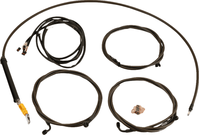 LA CHOPPERS 0662-1188 Complete Plug-and-Play Cable Kit - Stock Handlebars - '23-'25 Touring - Midnight