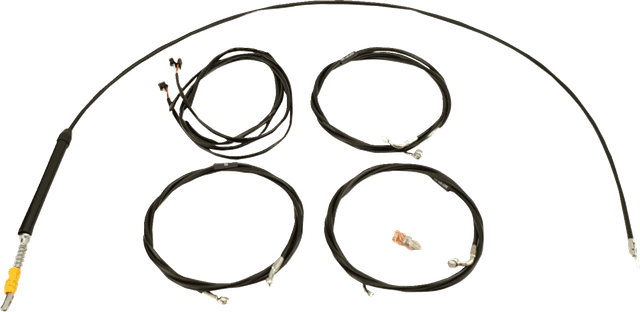 LA CHOPPERS 0662-1193 Complete Plug-and-Play Cable Kit - 15" - 17" Handlebars - '23-'25 Touring - Black