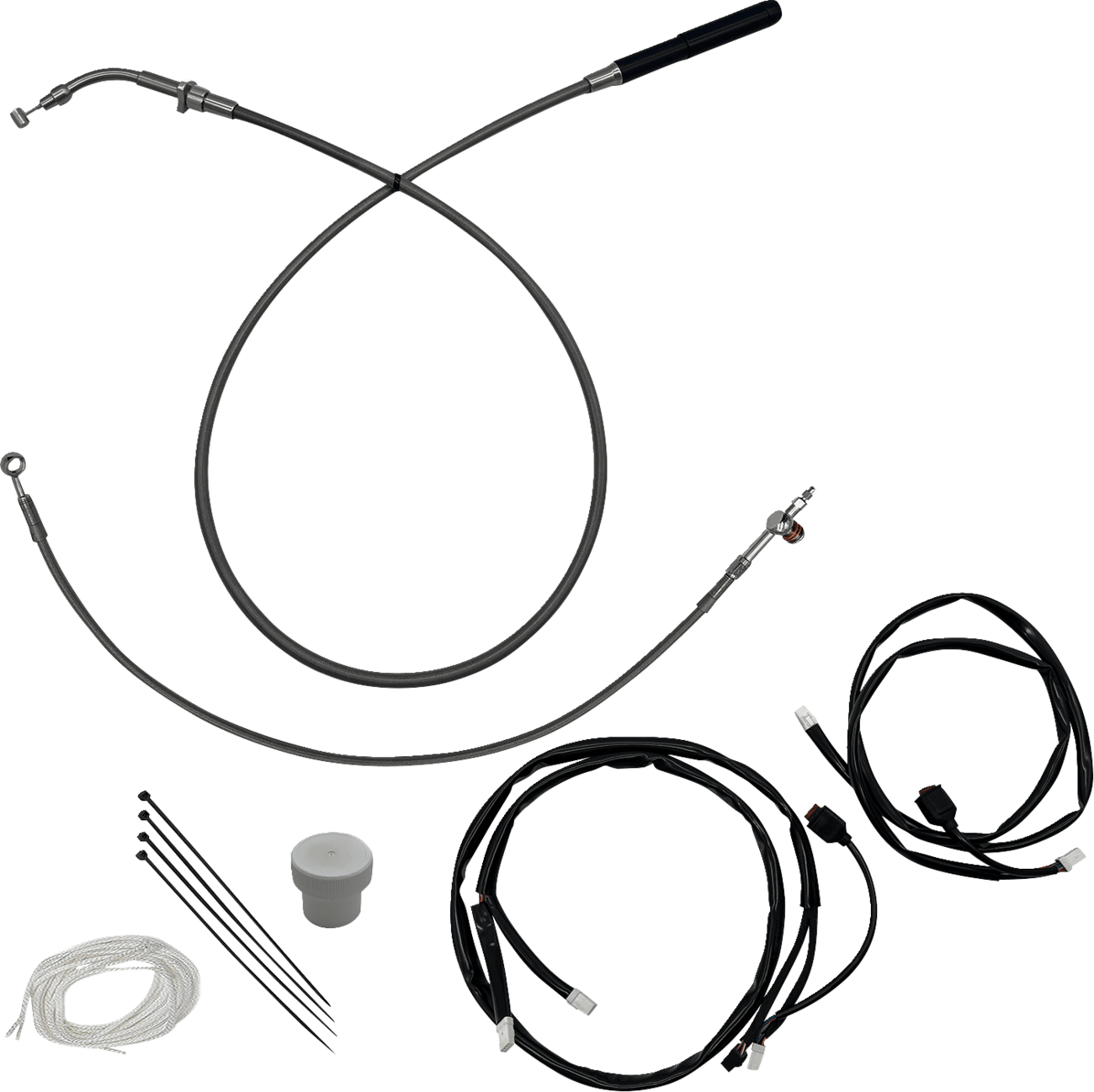 FAT BAGGERS INC. 0662-1200 EZ Install Kit - +8" - FLHX/SE - Braided