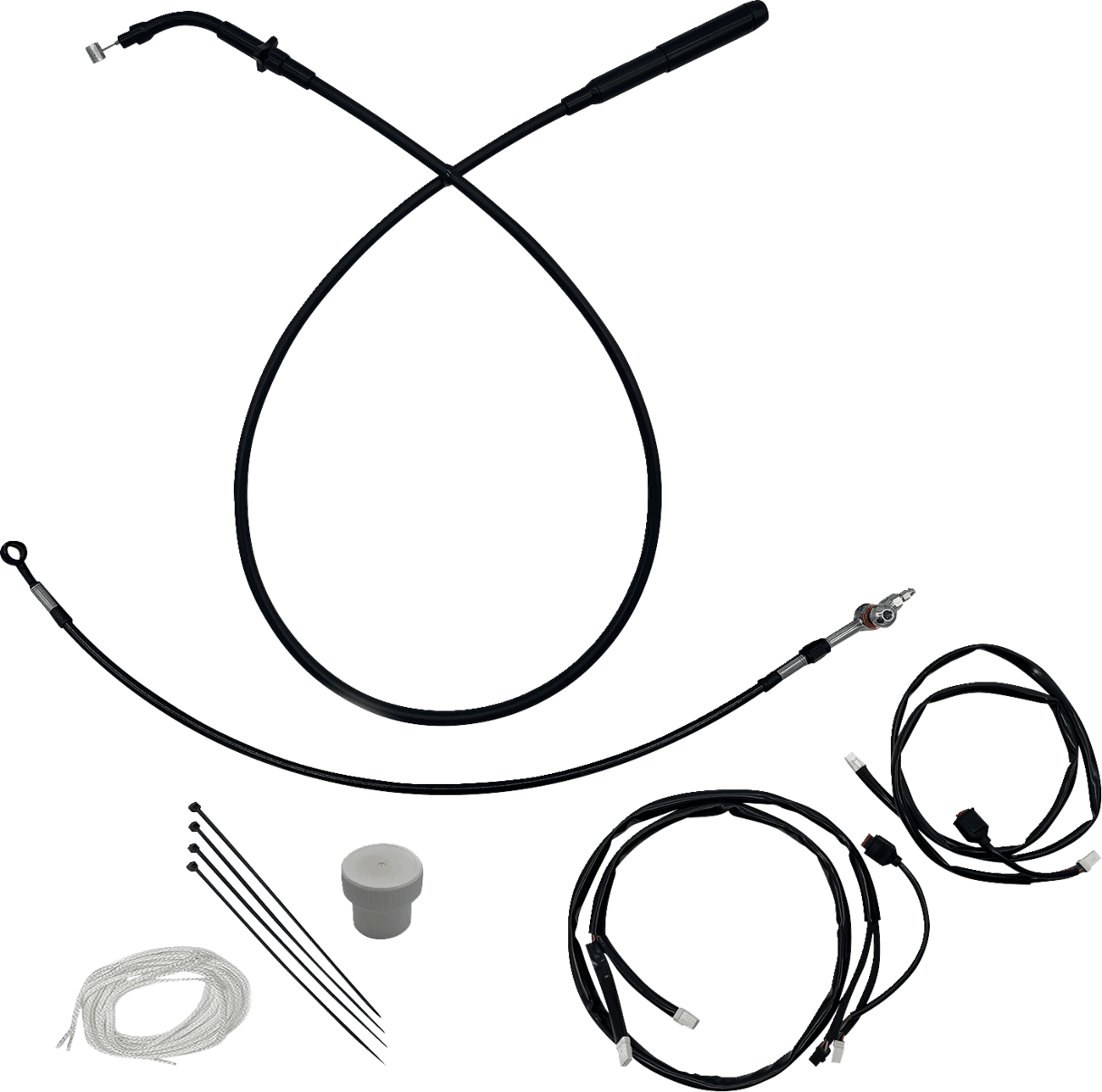 FAT BAGGERS INC. 0662-1204 EZ Install Kit - +8" - FLHX/SE - Black