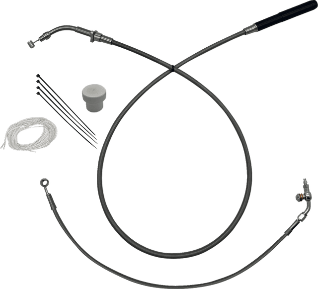 FAT BAGGERS INC. 0662-1205 EZ Install Kit - +4" - FLTR/SE - Braided