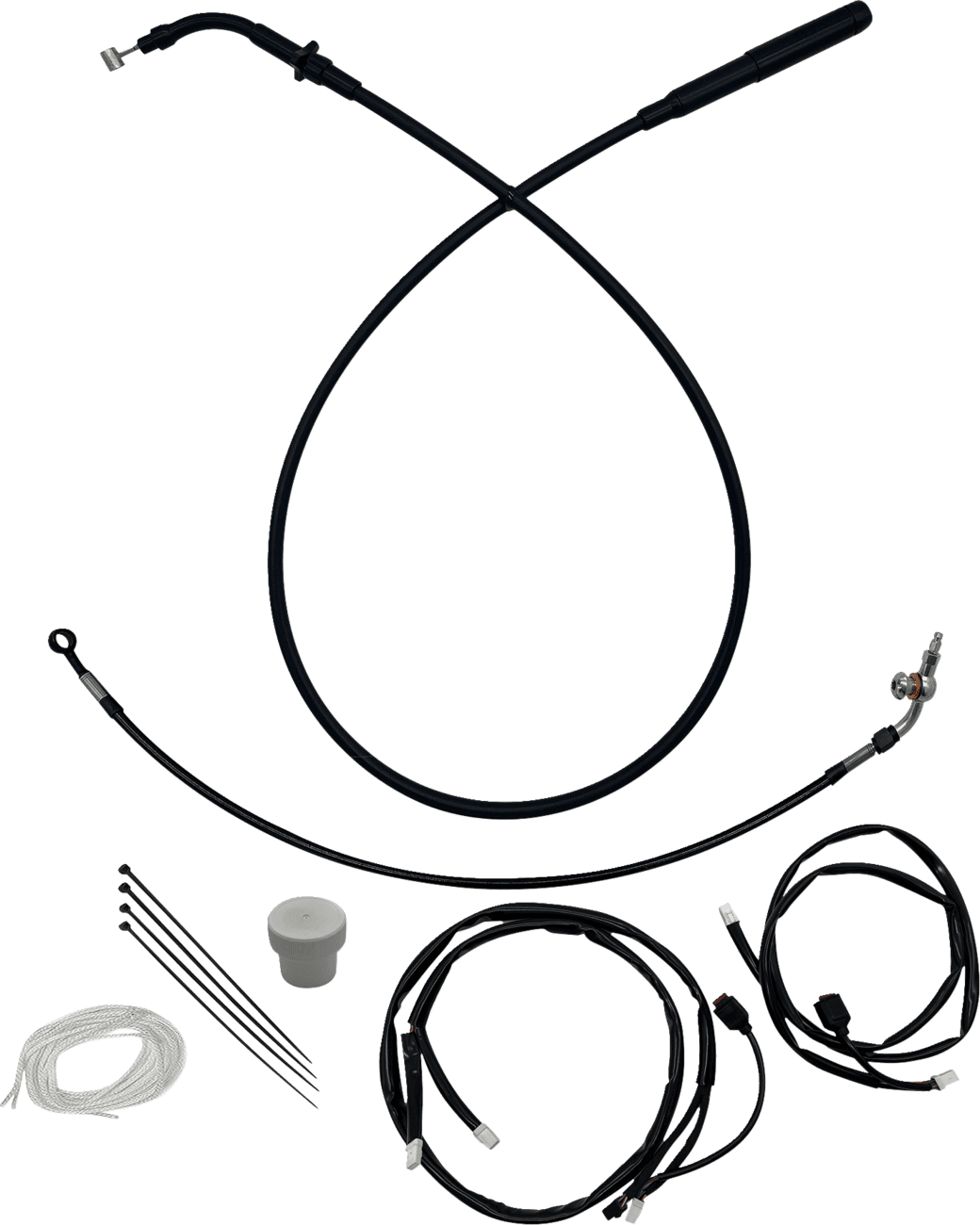 FAT BAGGERS INC. 0662-1209 EZ Install Kit - +6" - FLTR/SE - Black