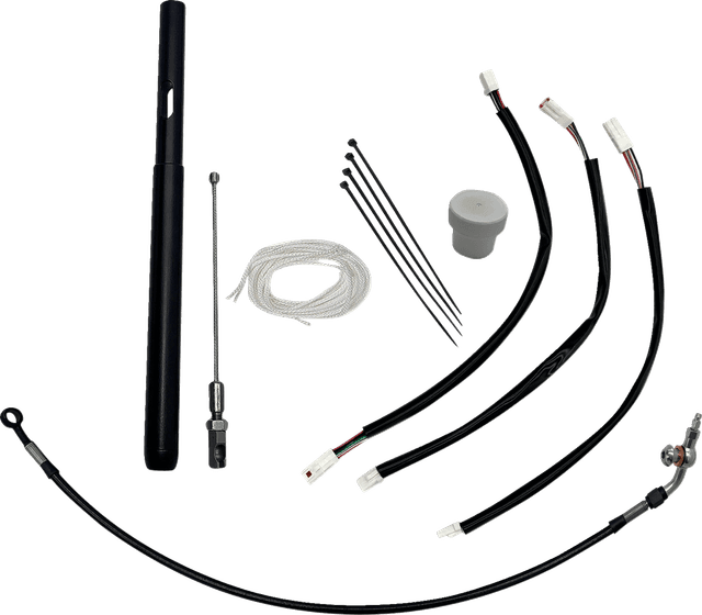 FAT BAGGERS INC. 0662-1212 Handlebar Clutch Cable Extension - +6" - Road Glide - Black