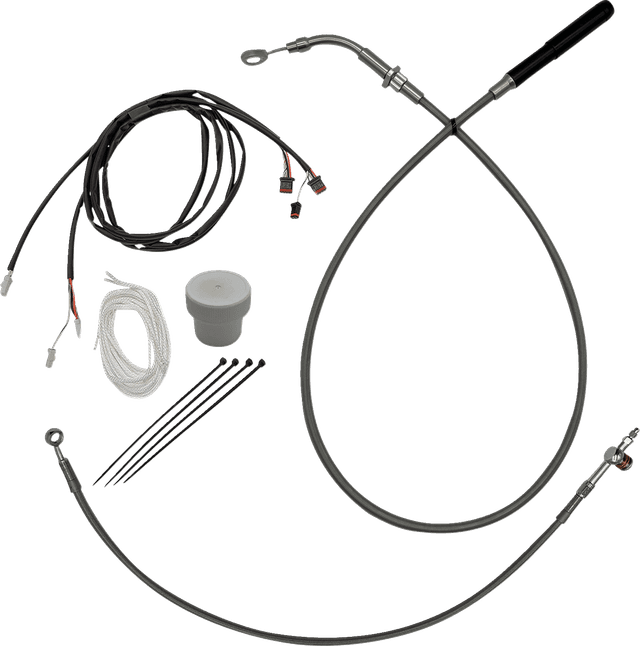 FAT BAGGERS INC. 0662-1214 EZ Install Kit - +6" - FLHT, FLHX - Braided