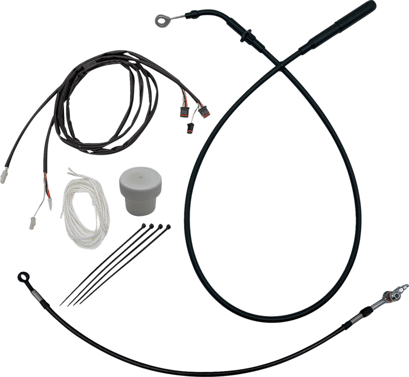 FAT BAGGERS INC. 0662-1218 EZ Install Kit - +8" - FLHT, FLHX - Black