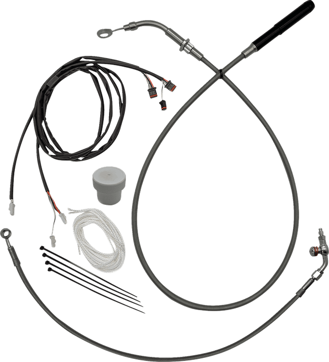 FAT BAGGERS INC. 0662-1221 EZ Install Kit - +8" - '21-'25 FLTR - Braided