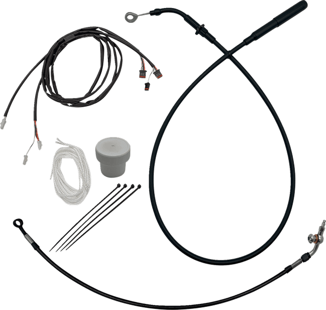 FAT BAGGERS INC. 0662-1224 EZ Install Kit - +8" - '21-'25 FLTR - Black