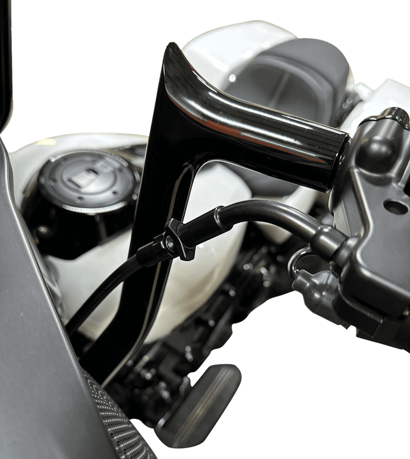 FAT BAGGERS INC. 0662-1232 EZ Install Upper Clutch Cable - FLHX/FLTR SE - Stock - Black Vinyl — image 5 of 5