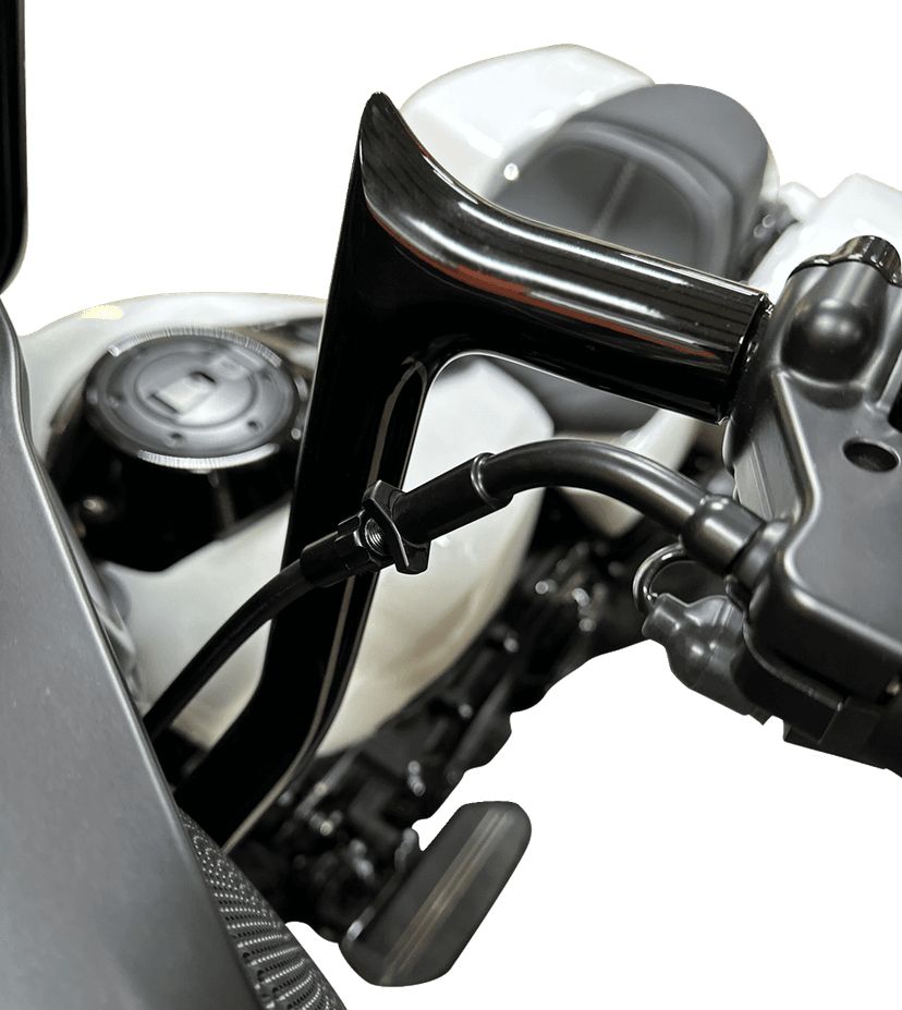 FAT BAGGERS INC. 0662-1233 EZ Install Upper Clutch Cable - FLHX/FLTR SE - +2" - Black Vinyl — image 4 of 4