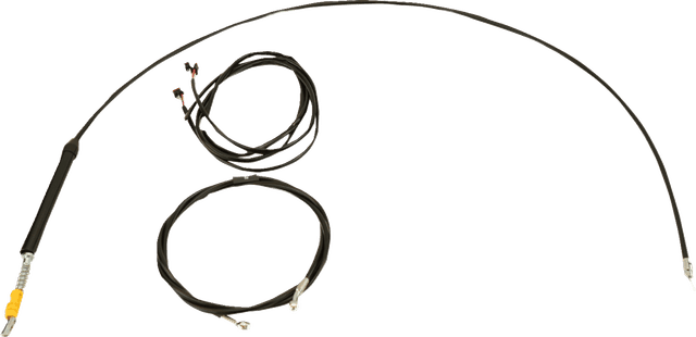 LA CHOPPERS 0662-1268 Complete Plug-and-Play Cable Kit - Upper - 12" - 14" Handlebars - '23-'25 Touring - Black