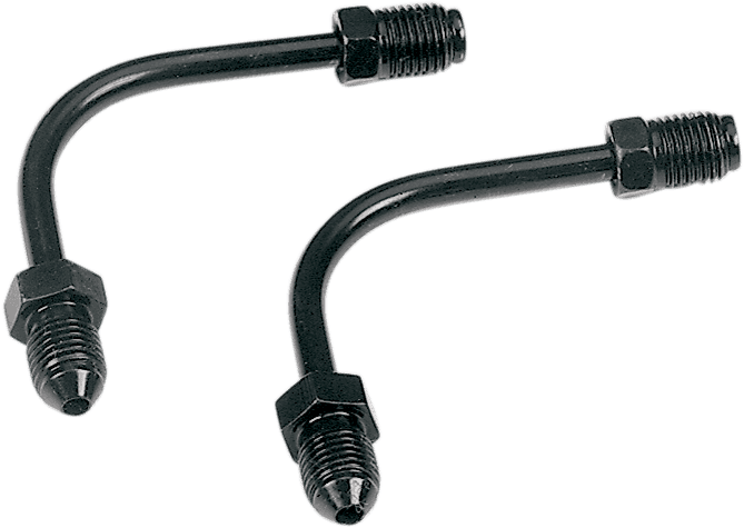 GOODRIDGE 691-03BK Tube Adapter - 90° - Long - Black
