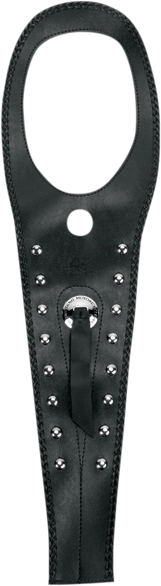 MUSTANG 0701-0211 Cruiser Tank Bib - Studs/Concho - Black - Yamaha