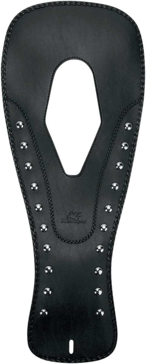 MUSTANG 0701-0233 Cruiser Tank Bib - Studs - Black - Honda