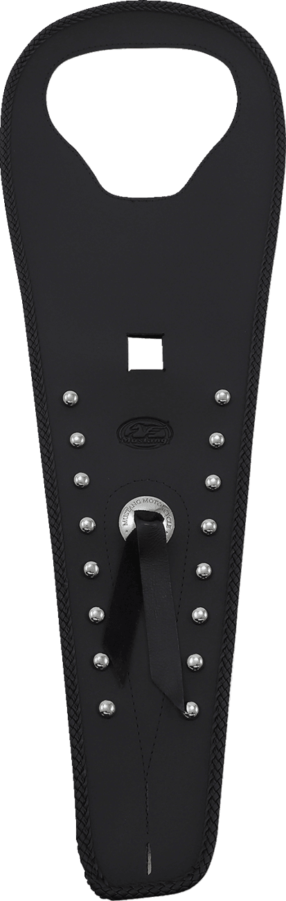 MUSTANG 0701-0467 Cruiser Tank Bib - Studs/Concho - Black - Suzuki