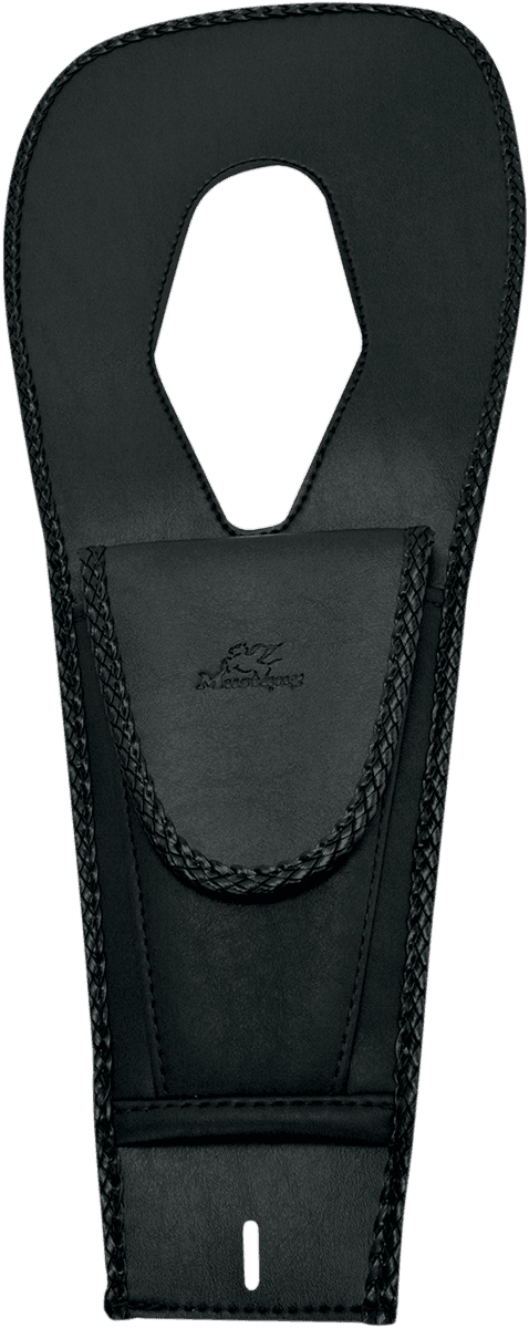 MUSTANG 0701-0482 Pouch Tank Bib - Smooth - Black - Honda