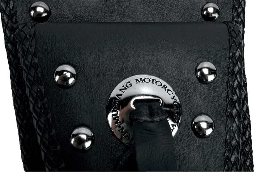 MUSTANG 0701-0483 Pouch Tank Bib - Studded - Black - Honda — image 4 of 4