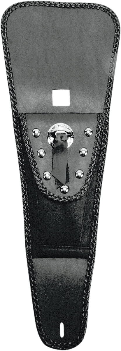 MUSTANG 0701-0493 Pouch Tank Bib - Studded - Black - Suzuki