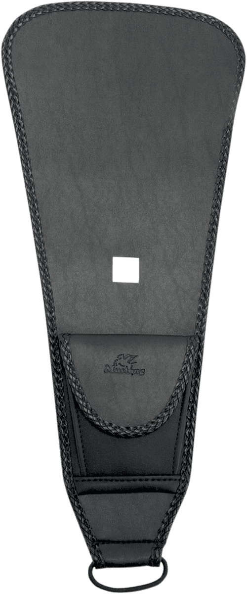MUSTANG 0701-0500 Pouch Tank Bib - Smooth - Black - Yamaha