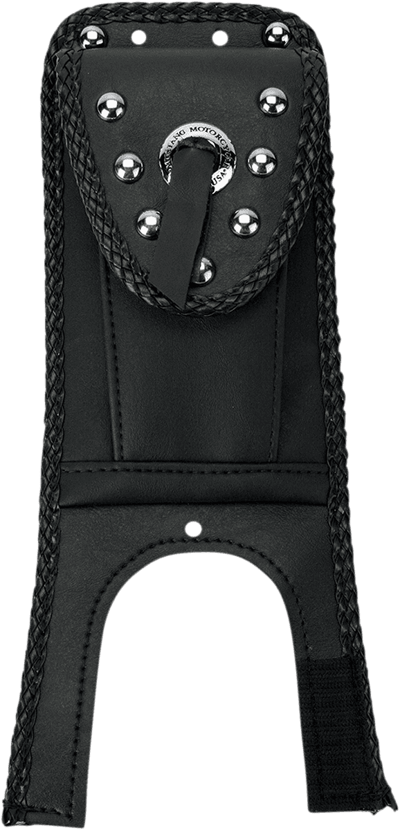 MUSTANG 0701-0509 Tank Bib with Pouch - Studded - Softail