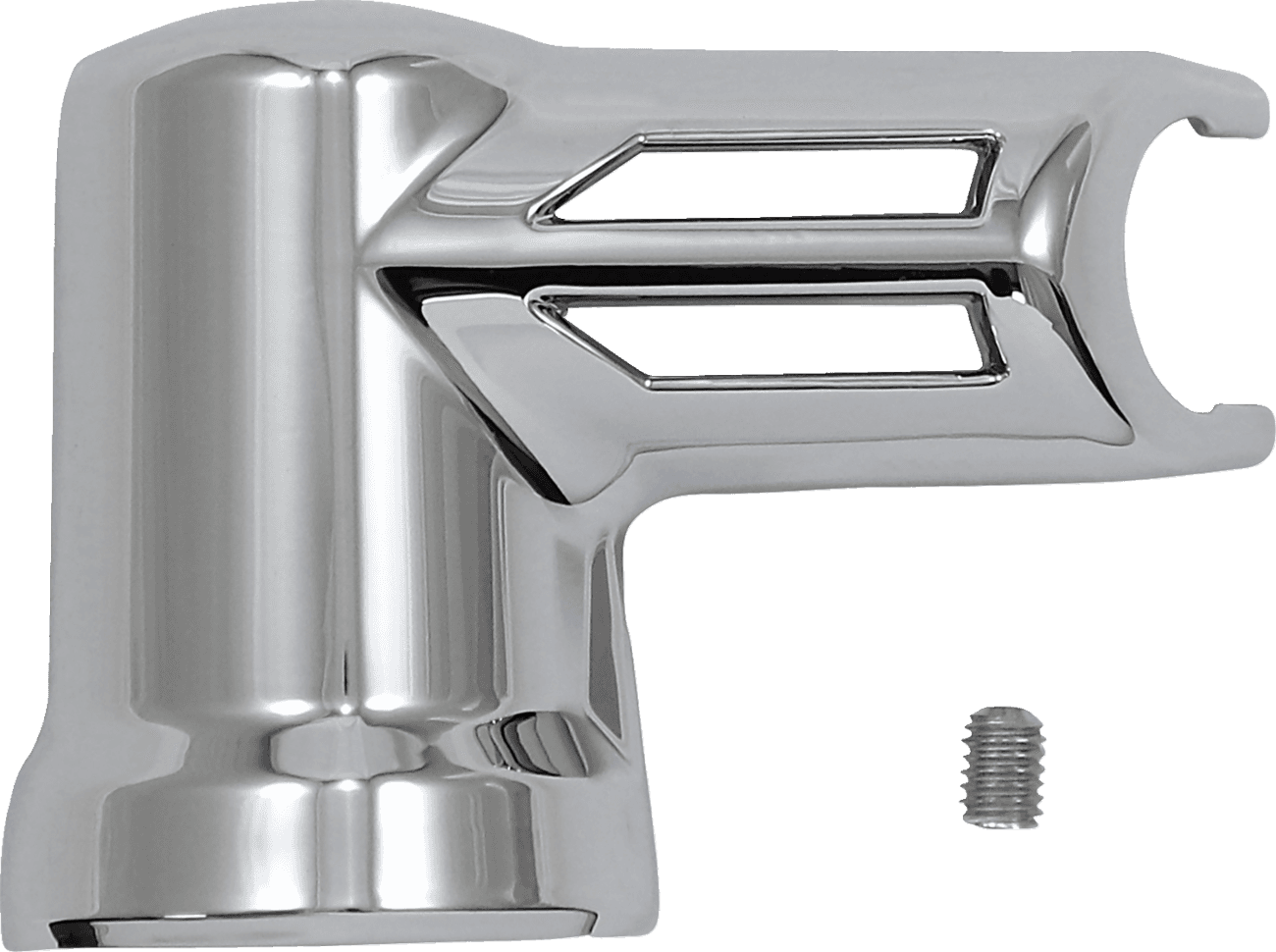 CIRO 0705-0405 Fuel Line Fitting Cover - Chrome - Touring/Trike