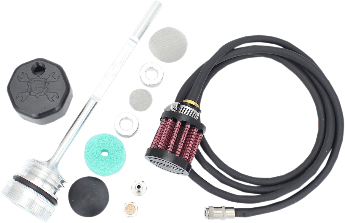 FEULING OIL PUMP CORP. 0710-0260 Vented Dipstick - Black - M8 Touring/Trike