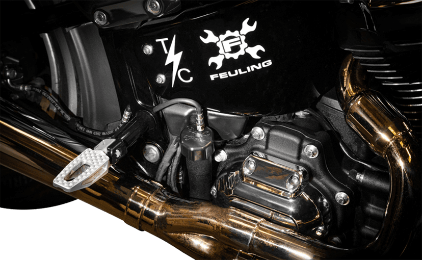 FEULING OIL PUMP CORP. 0710-0262 Vented Dipstick - Black - M8 Softail — image 2 of 7