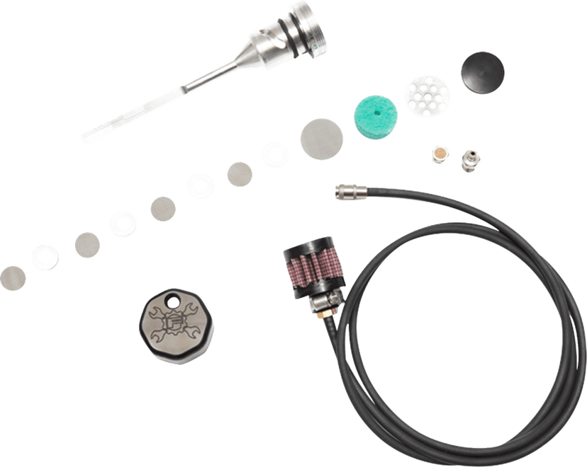 FEULING OIL PUMP CORP. 0710-0262 Vented Dipstick - Black - M8 Softail — image 3 of 7