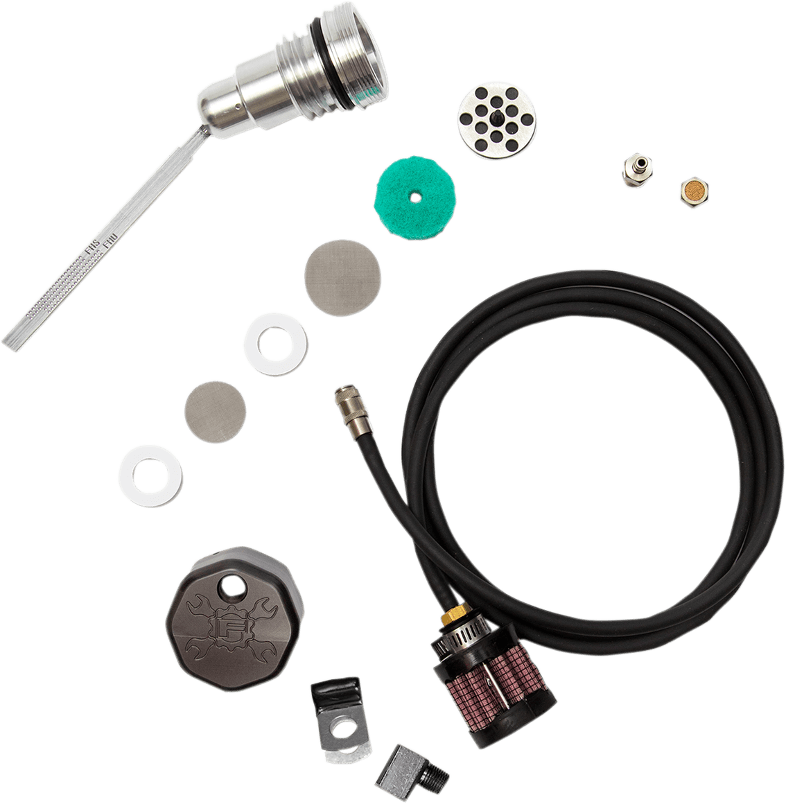 FEULING OIL PUMP CORP. 0710-0264 Vented Dipstick - Black - Dyna