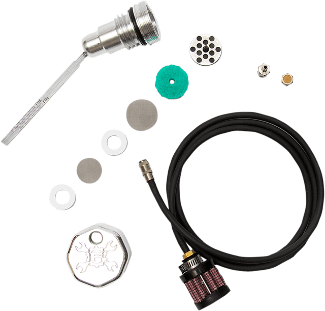 FEULING OIL PUMP CORP. 0710-0265 Vented Dipstick - Polished - '07-'16 Touring/Trike — image 1 of 3