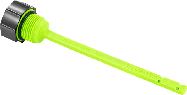 FIGURATI DESIGNS 0710-0320 Magnetic Oil Dipstick - Curved - Black - Indian — image 2 of 3